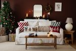 Christmas Wagon | Woven Lumbar  Decorative Throw Pillow Cover - Image 11
