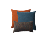 Julia & Bamboo | Set of 3 | Burnt Orange Throw Pillow Covers