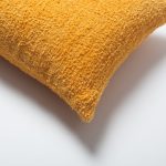 Cozy | Yellow Plush Soft Textured Long Lumbar 14"x28" Throw Pillow Cover - Image 2