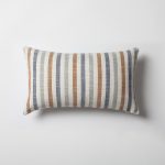 Stripe On Stripe | Set of 3 | Mustard Yellow Neutral Linen Blend Throw Pillow Covers - Image 4