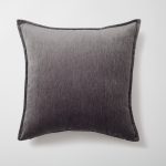 Loom Bed Runner & Pillow Covers | Set of 7 | Taupe Dark Gray Gilda Bedset - Image 3