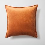 Loom Bed Runner & Pillow Covers | Set of 7 | Taupe Burnt Orange Gilda Bedset - Image 3