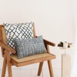 Maya | Teal Blue Kilim Patterned Tribal Boho Textured Square 20''x20'' Throw Pillow Cover - Image 2