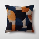 Otto & Cello | Set of 3 | Navy BLue Orange Throw Pillow Covers - Image 2