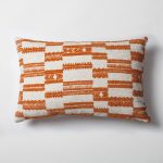 Surya & Cozy & Capri I Set Of 6 I Orange Neutral Linen Blend Throw Pillow Covers - Image 3