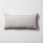 Loom Bed Runner & Pillow Covers | Set of 7 | Taupe White Gilda Sense Bedset - Image 5